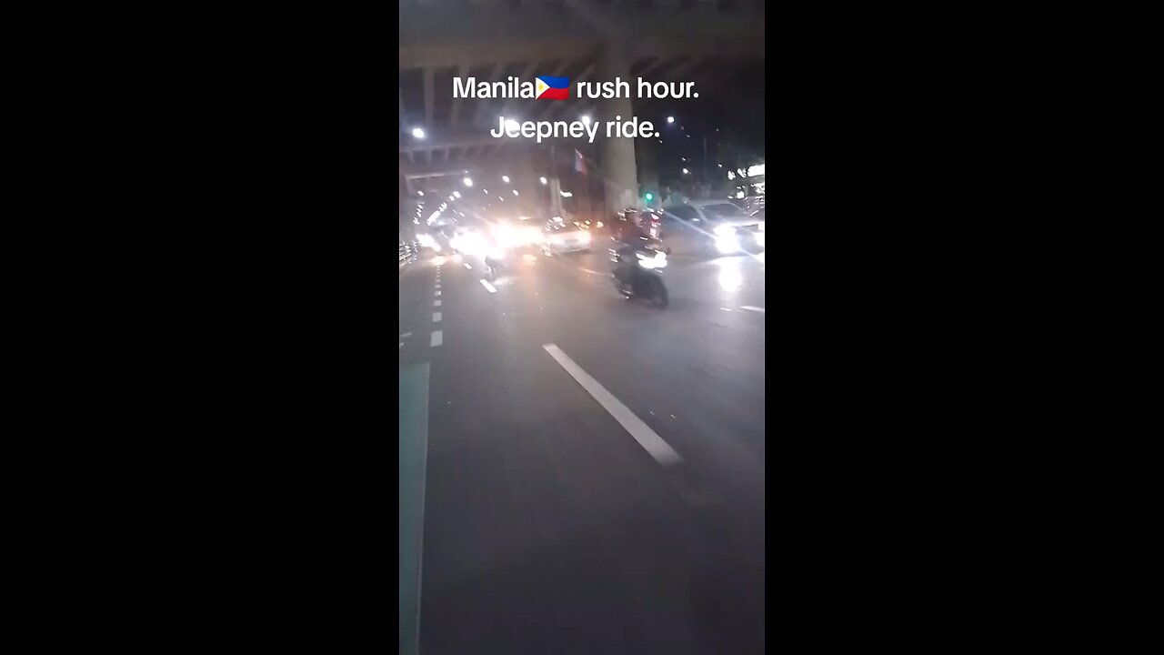 Rush hour Jeepney ride in Metro Manila.