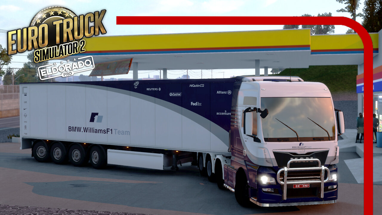 CAMINHÃO DA EQUIPE WILLIAMS F1TEAM | MAPA ELDORADO PRO | Euro Simulator Truck 2