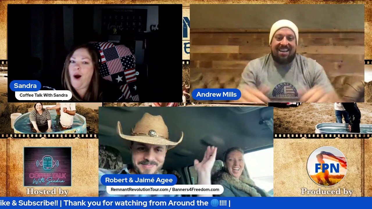 EP. #4 -Remnant Evidence w/ Coffee Talk with Sandra & FPN Interviews Andrew Mills Story/Testimony