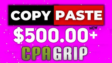 BEST Way to Earn $600_Day Online On Cpagrip _ (Cpa Marketing Tutorial)