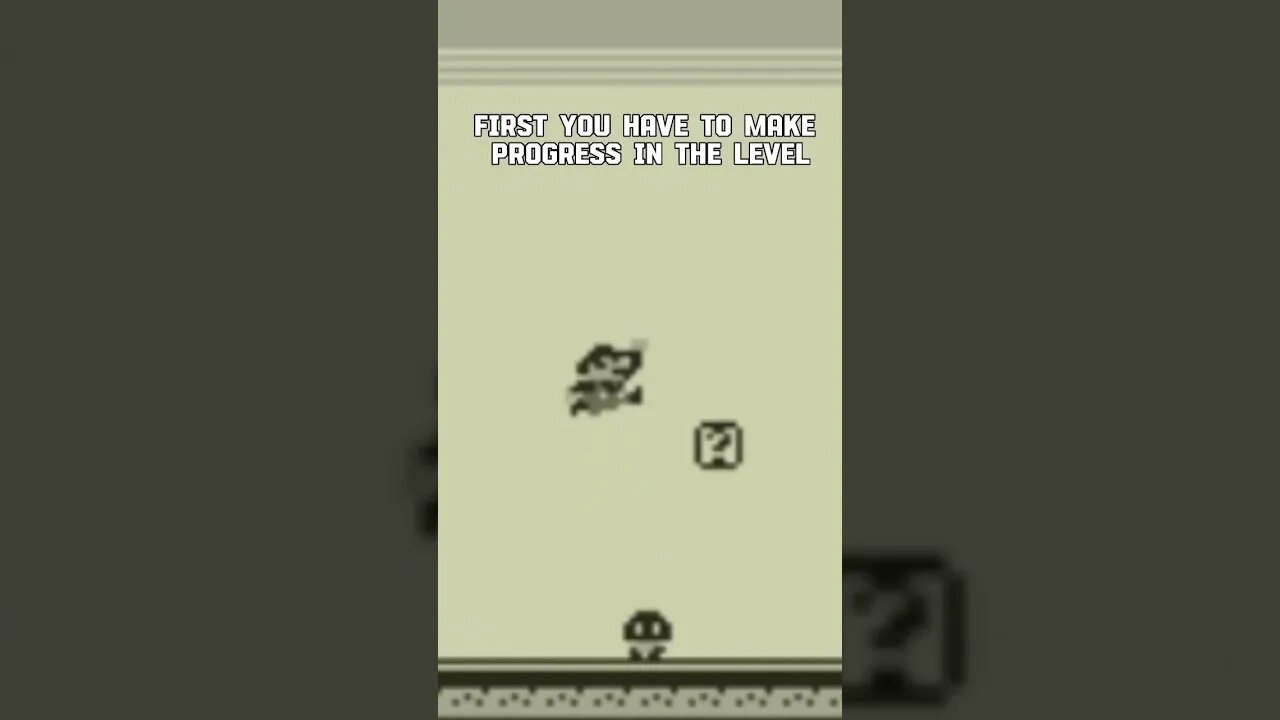 Can You Beat Super Mario Land Backwards? #shorts #supermario #challenge