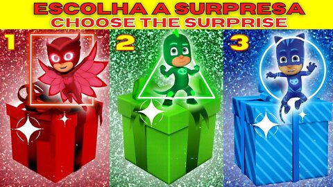 ESCOLHA O SEU PRESENTE 🎁🎁CHOOSE YOUR GIFT 🎁🎁 ELIGE TU REGALO 🎁🎁 |🚫NÃO ESCOLHA O ERRADO 🚫| PJMASKS