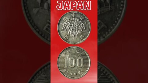 Japan 100 Yen 1959.#shorts #coinnotesz