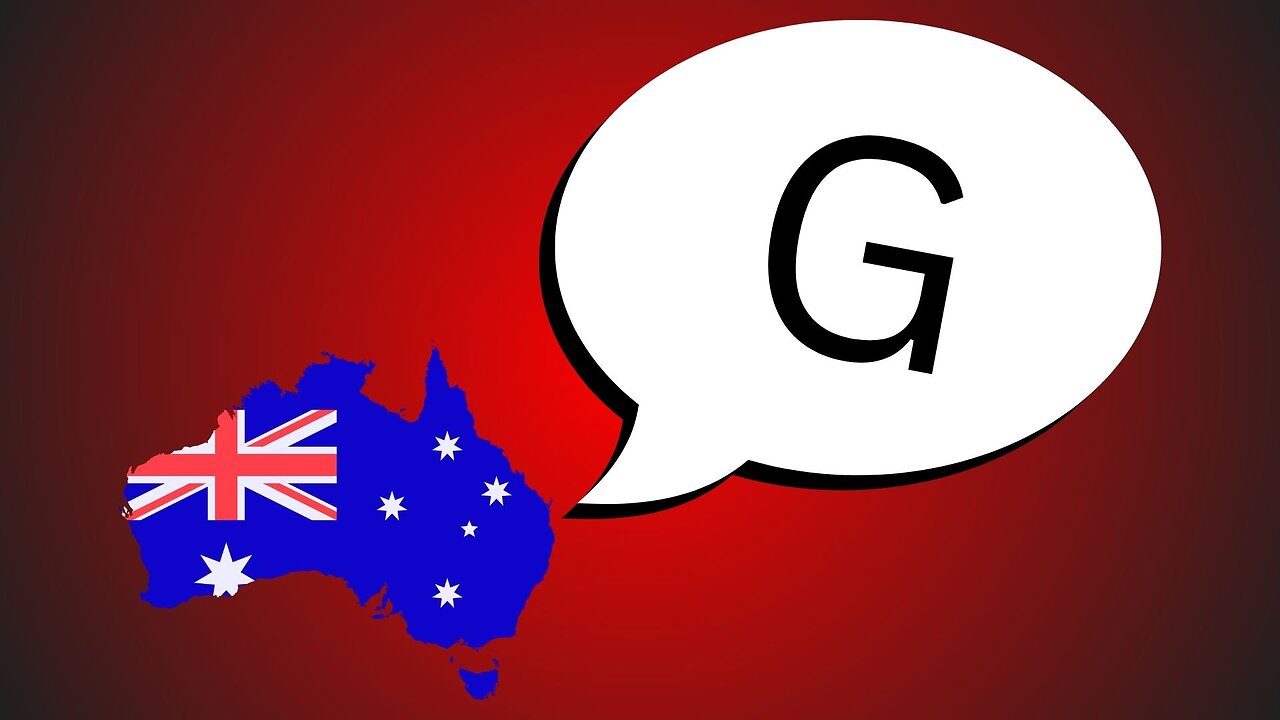 How Australians pronounce the letter 'G'. English Alphabet.