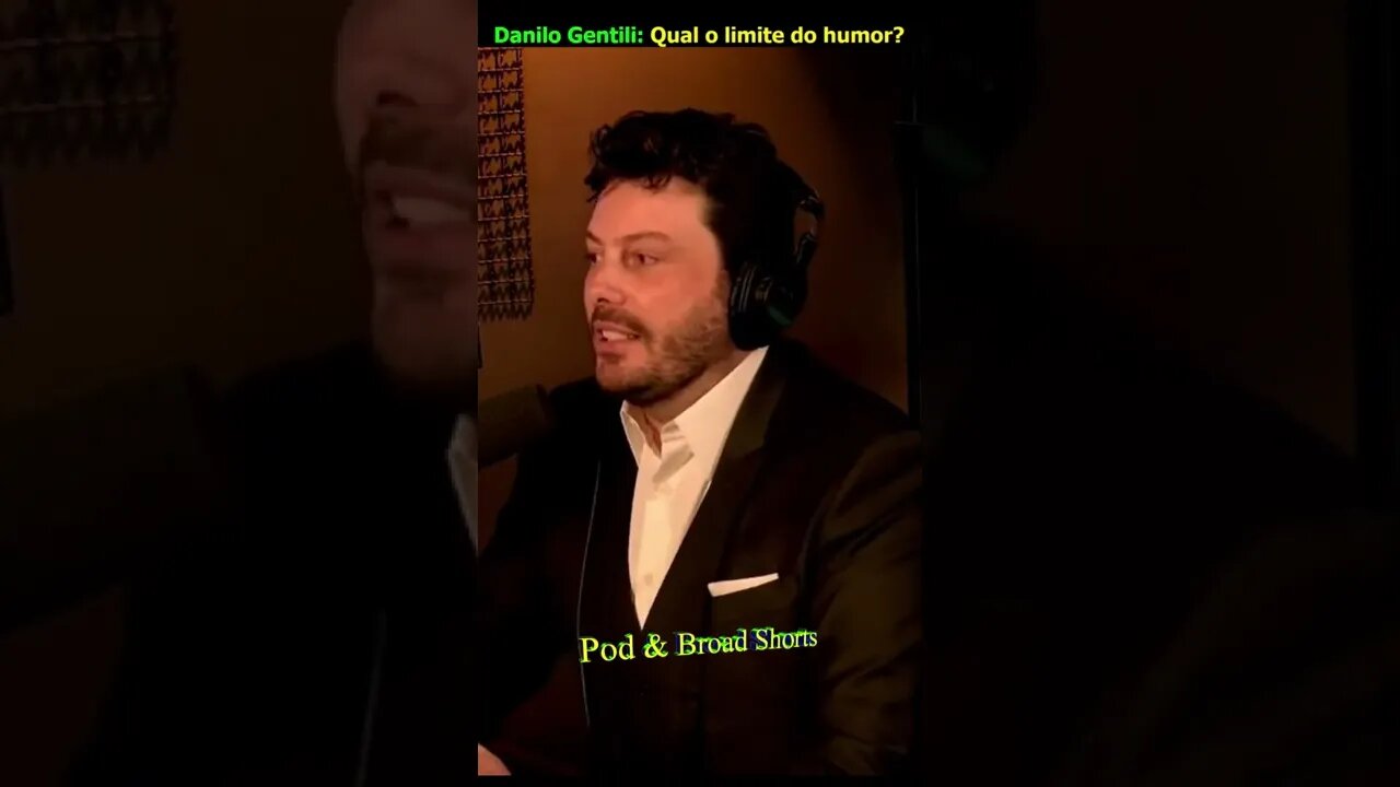 Danilo Gentili O limite do humor