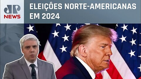 Trump garante que manterá campanha mesmo se condenado; Marcelo Favalli analisa