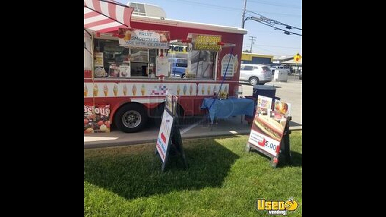 2009 - Sno Pro 6' x 14' Ice Cream - Soft Serve Concession Trailer for Sale in California