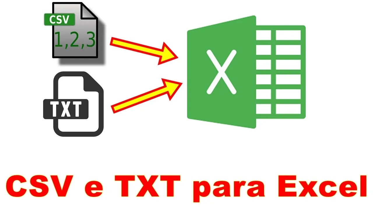 Descubra como importar arquivo TXT e CSV para o Excel