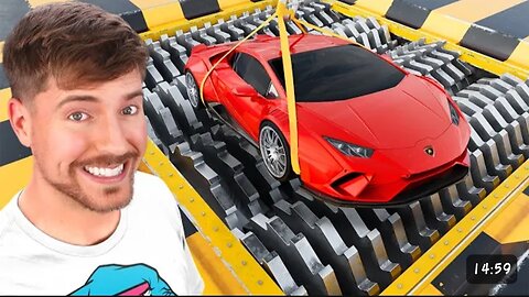 Lamborghini vs world largest shredder