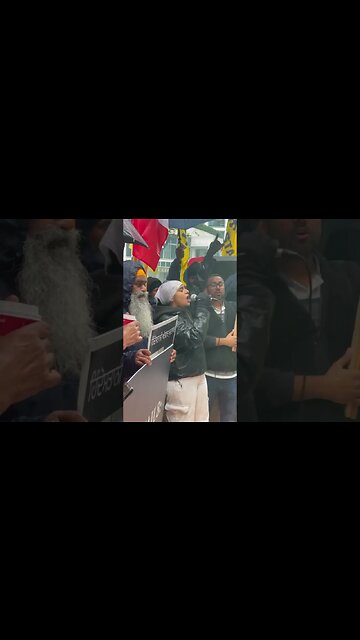 Canadians protest outside Indian mission Vancouver