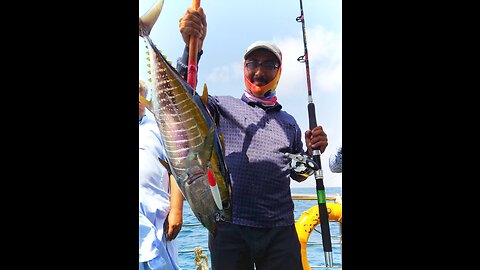 Tuna Fishing at Charna Island Pakistan Arabian Sea Salt water fishing