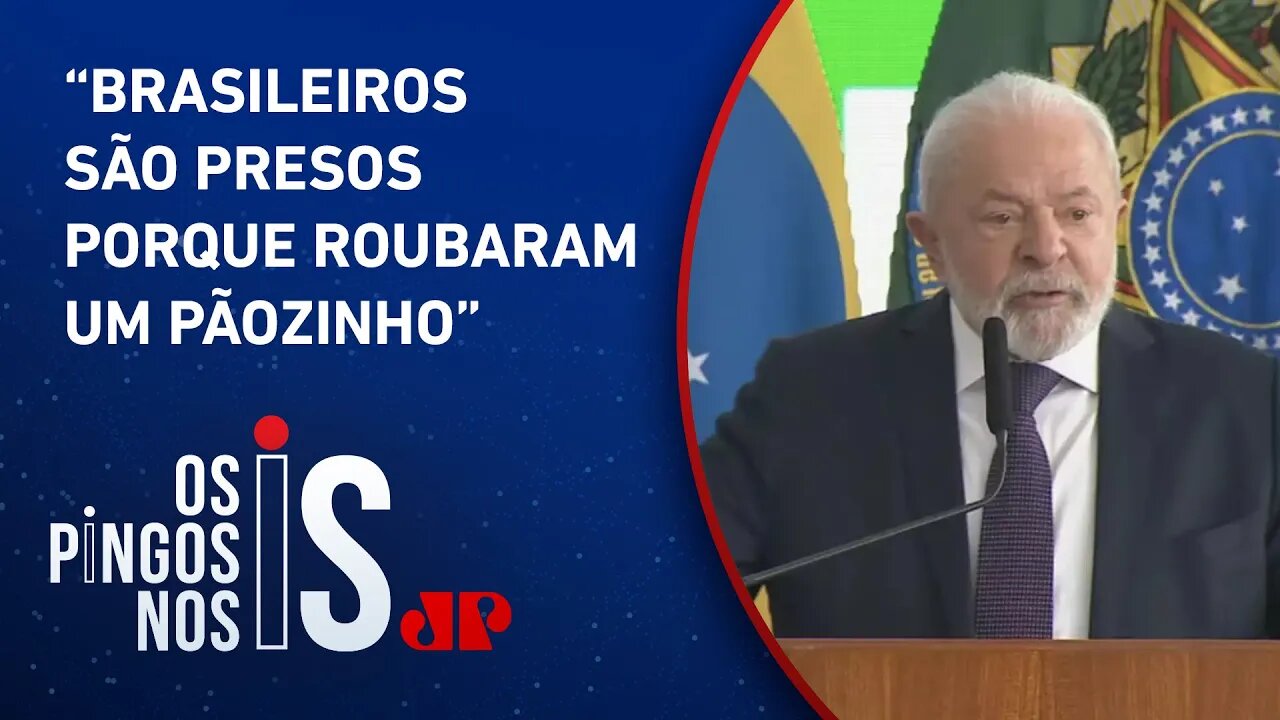 Lula minimiza pequenos furtos no Brasil