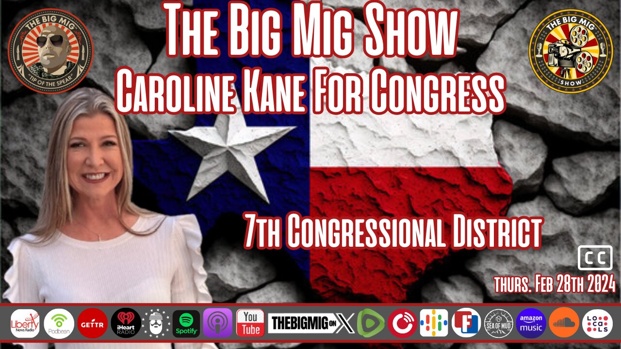 THE VOICE OF TEXAS W/ CONGRESSIONAL CANDIDATE CAROLINE KANE TX-7