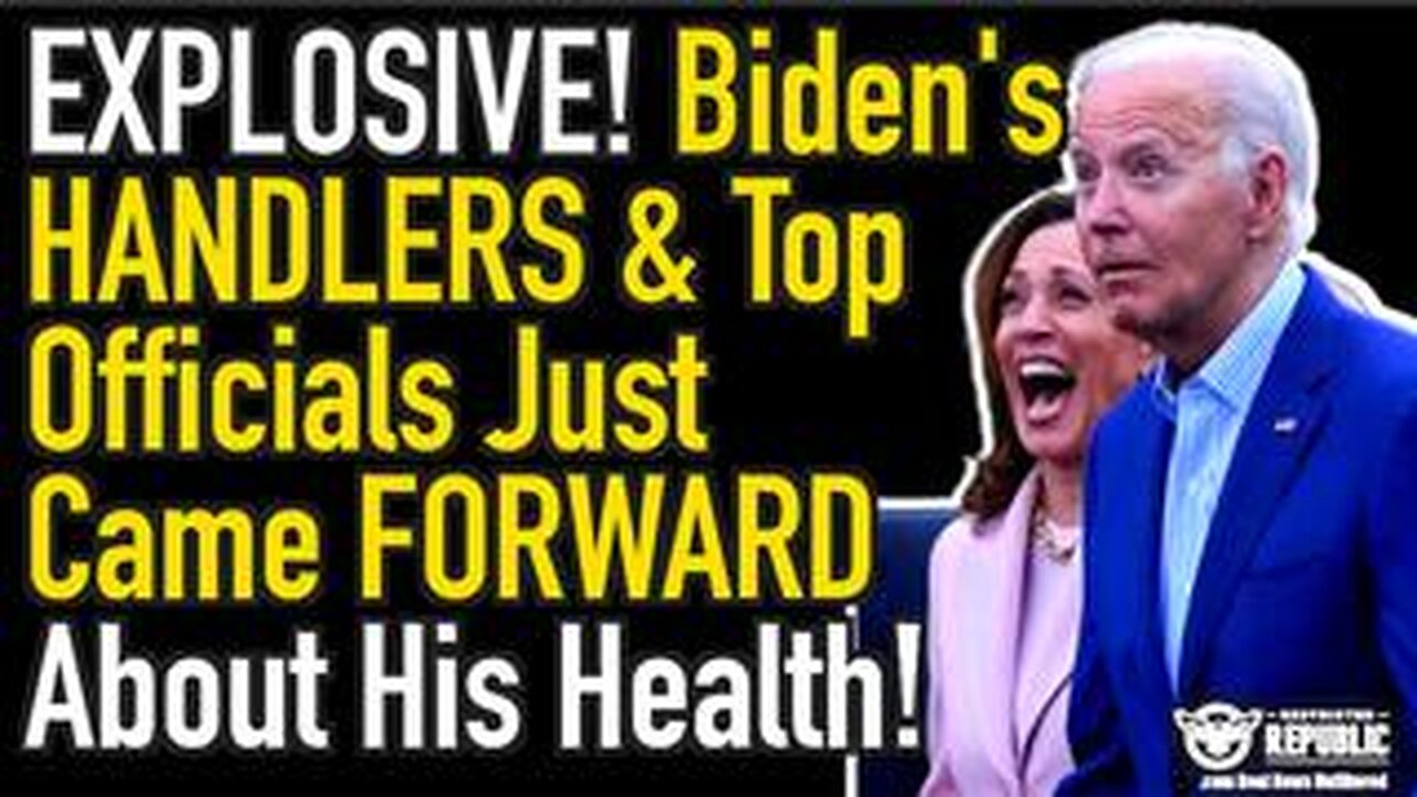 EXPLOSIVE Report Blows Lid Off Joe Biden's Handlers & What Top Officials REALLY Saw!