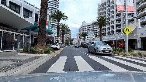 Driving in Broadbeach on the Gold Coast