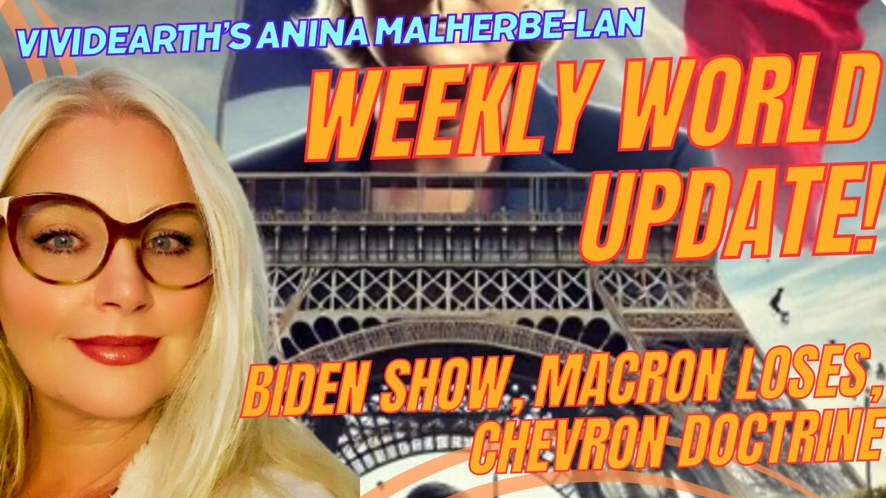 WEEKLY WORLD INTEL: ALL THE WORLD'S A STAGE - MACRON, BIDEN, ASSANGE, CHEVRON DOCTRINE REMOVED