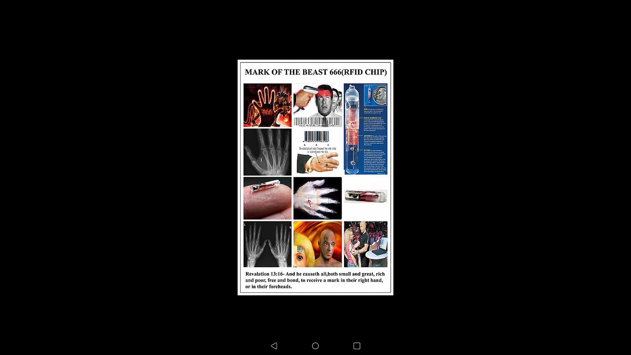 NEW WORLD ORDER! RFID CHIP IS THE MARK OF THE BEAST!