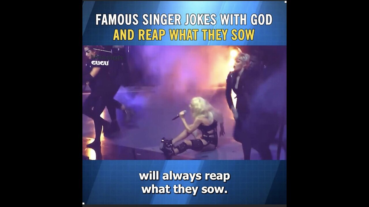 Captioned - God’s judgment against ungodly singers after they mocked