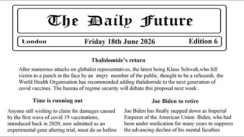 The Daily Future, edition 6