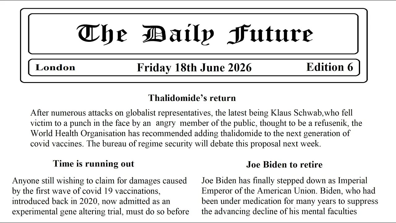 The Daily Future, edition 6