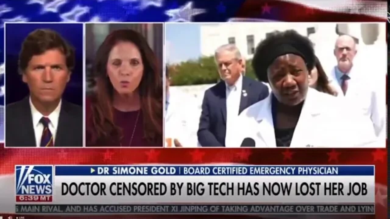 Dr Simone Gold on Tucker Carlson 7 30 2020