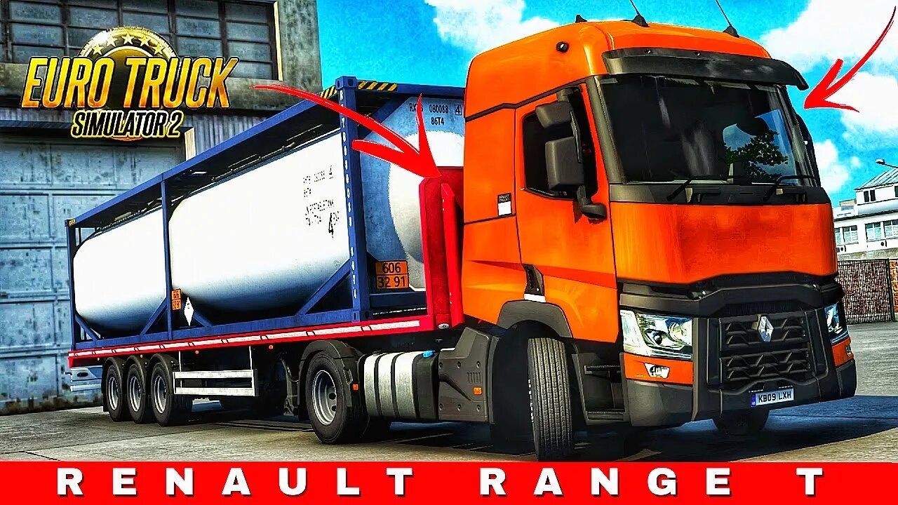 ETS2 | RENAULT RANGE T transporting CONTAMINED MATERIALS