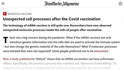 NEW SELF REPLICATING “SA-MRNA VACCINE” APPROVED FOR MASS PRODUCTION 12-16-23 FACTS MATTER WITH ROMAN