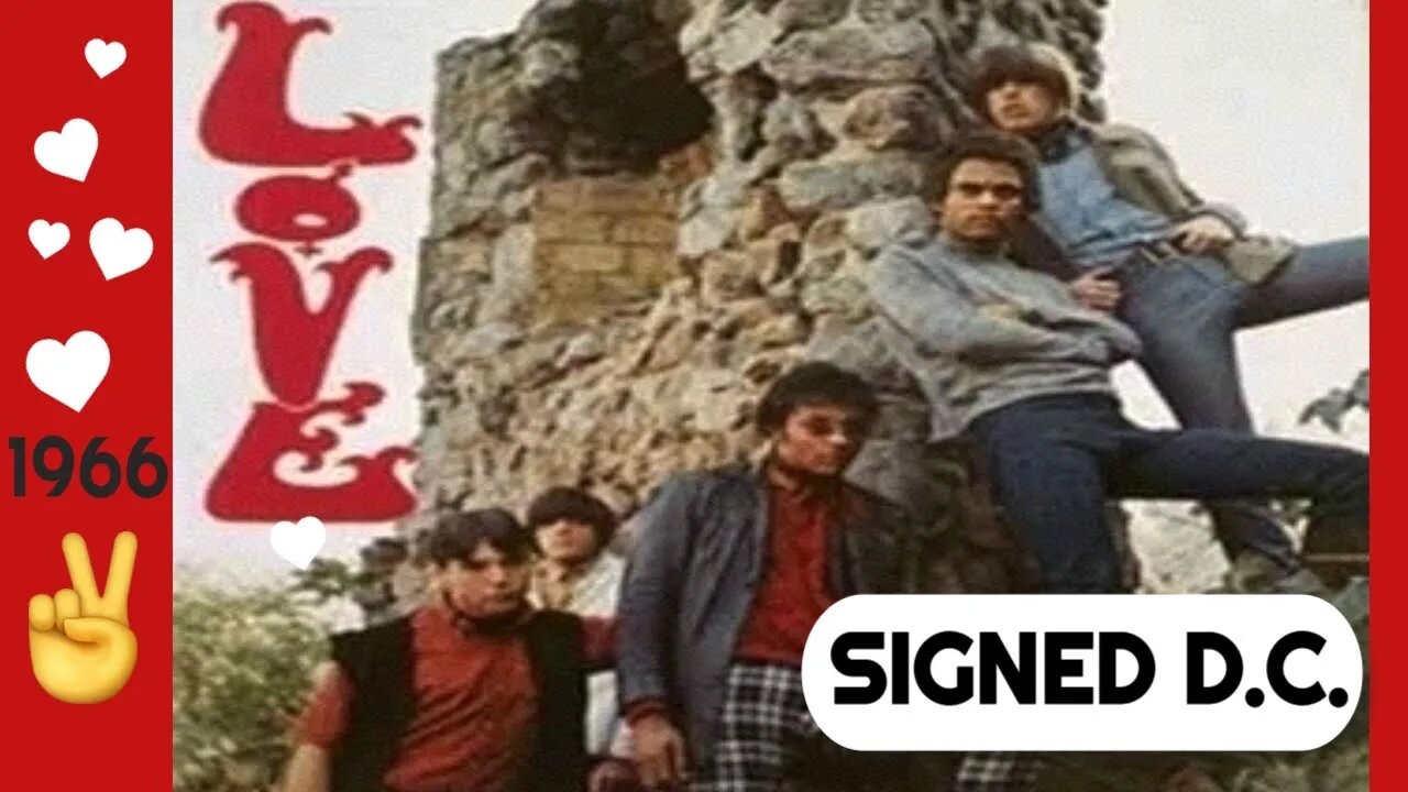 LOVE Reaction- LOVE Signed DC Arthur Lee Signed D.C. Signed DC arthur lee & love 1966 signed DC love