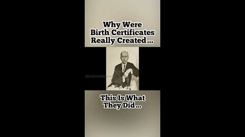 Why Were Birth Certificates Created?