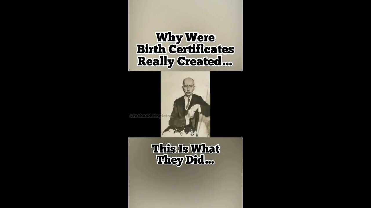 Why Were Birth Certificates Created?