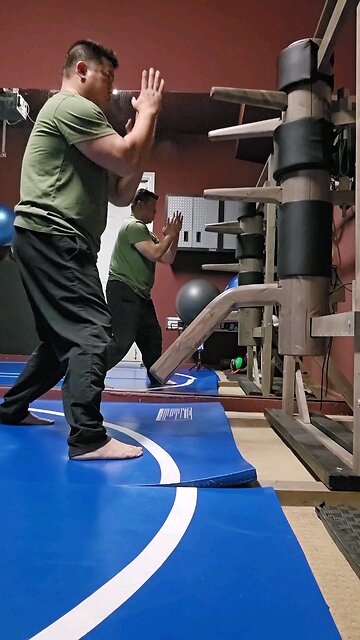 WTD Wooden Dummy (Mook Jong) Combination 4B