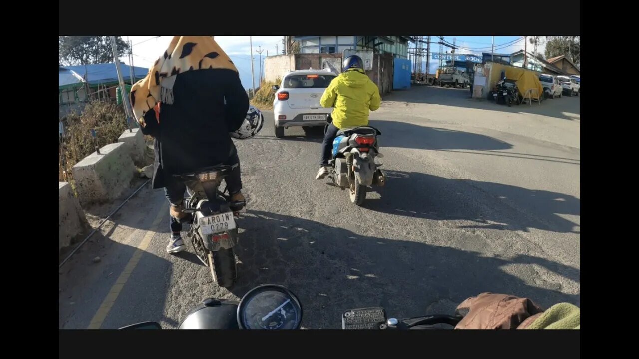 Morning Ride on a Motorcycle in Bomdila |Arunachal Pradesh