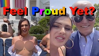 Trans Influencer Rose Montoya exposes himself during Pride at the WHITE HOUSE!! Total embarrassment!