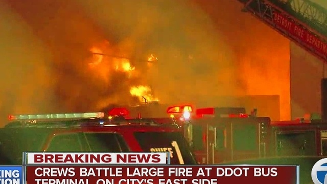6-8 DDOT buses lost in fire this morning