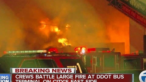 6-8 DDOT buses lost in fire this morning