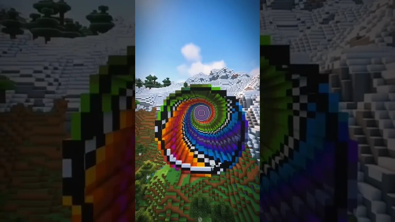 Roller coaster Minecraft #minecraftnoobvsprovshackervsgod #shorts