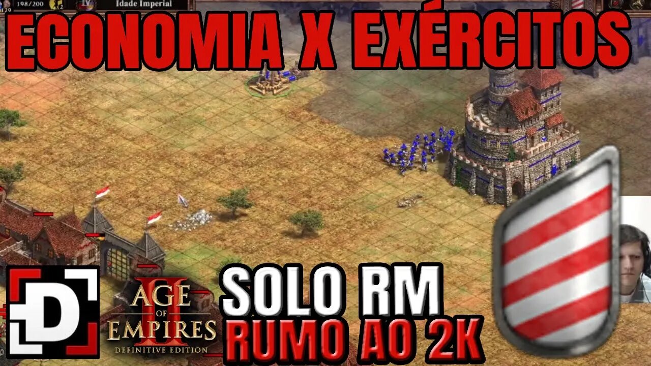 Primeira vez de Magiares no RUMO AO 2k SOLO do Age of Empires 2