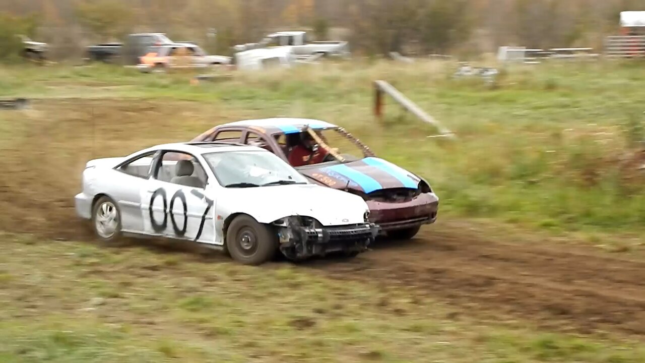 Demolition Derby Car Racing at Moms Mudbog