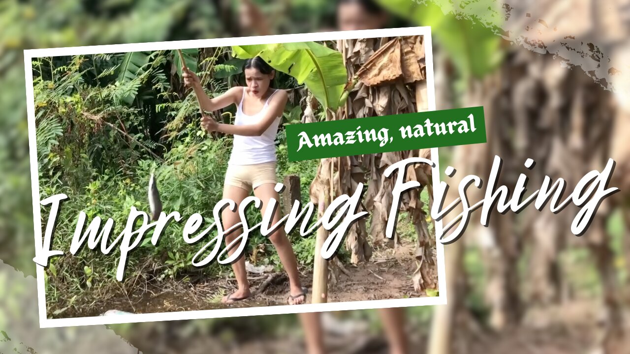 Impressive Root Fishing: Young Woman's Exceptional Skills!