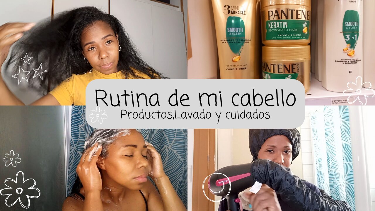 MI RUTINA DE CABELLO - ASÍ ME CUIDO MI PELO NEGRO, LARGO Y LISO