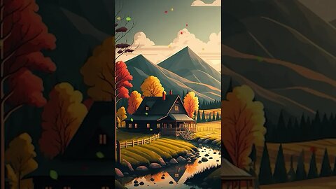 #autumnlandscape #relaxingmusic #landscape #ringtone #painting #digitalart #leaves #seasonal