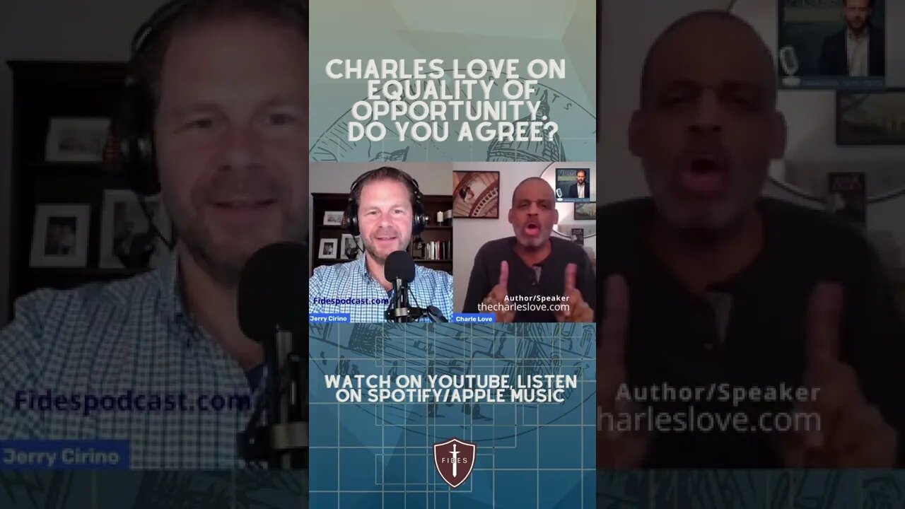 Charles Love wants freedom. Not equality of opportunity or outcome.