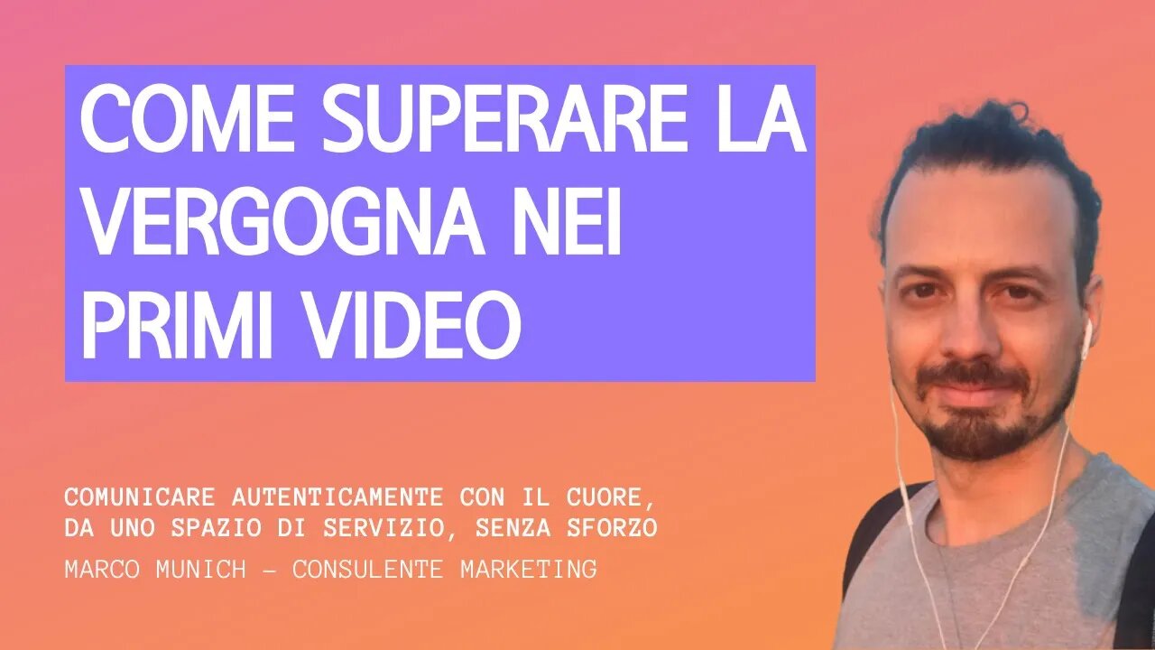 COME SUPERARE LA VERGOGNA NEI PRIMI VIDEO