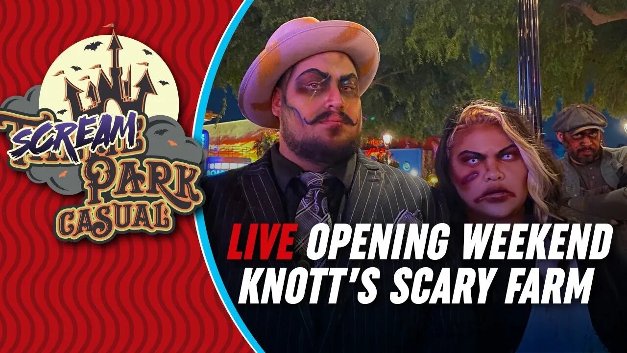 LIVE at Knott's Berry Farm | Knott's Scary Farm Opening Weekend