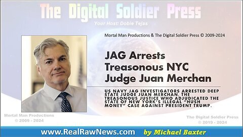 JAG Arrests Treasonous NYC Judge Juan Merchan