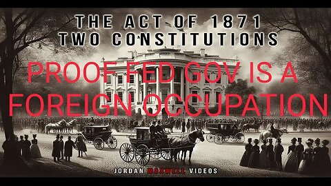 Jordan Maxwell: THE ACT OF 1871 - TWO CONSTITUTIONS. Proof How America Was Stolen. Must See