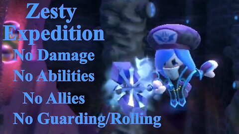 Kirby Star Allies: Zesty Expedition (No Damage | No Abilities | No Guarding/Rolling | No Allies)