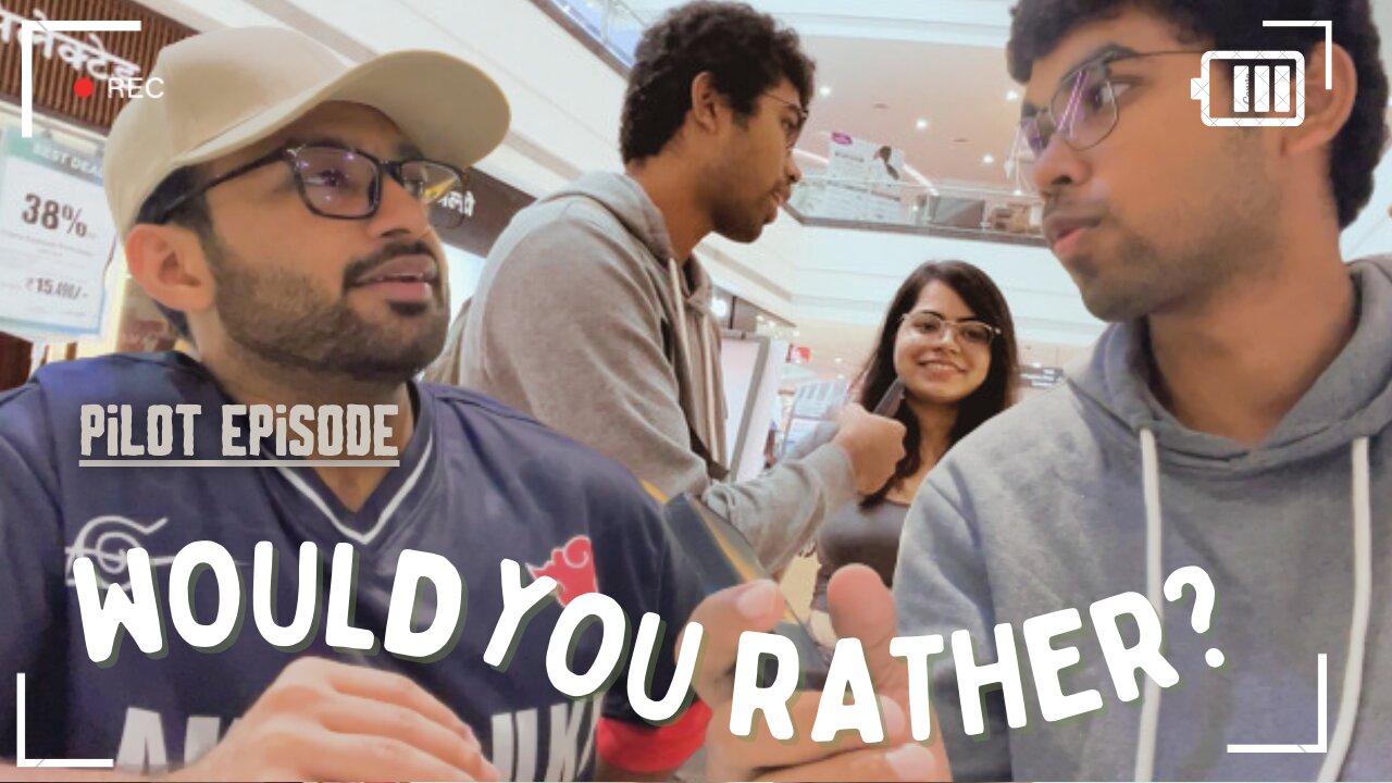 the broke diaries' PILOT EPISODE | Playing WOULD YOU RATHER With Strangers
