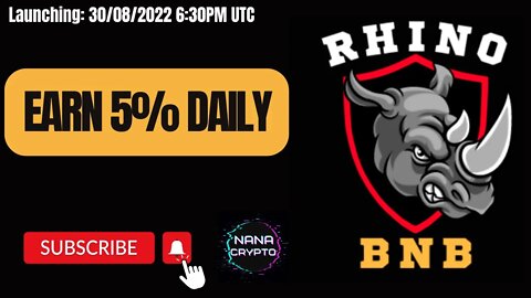 Rhino BNB Review | EARN 5% DAILY | P2E Phase 2 On the Way