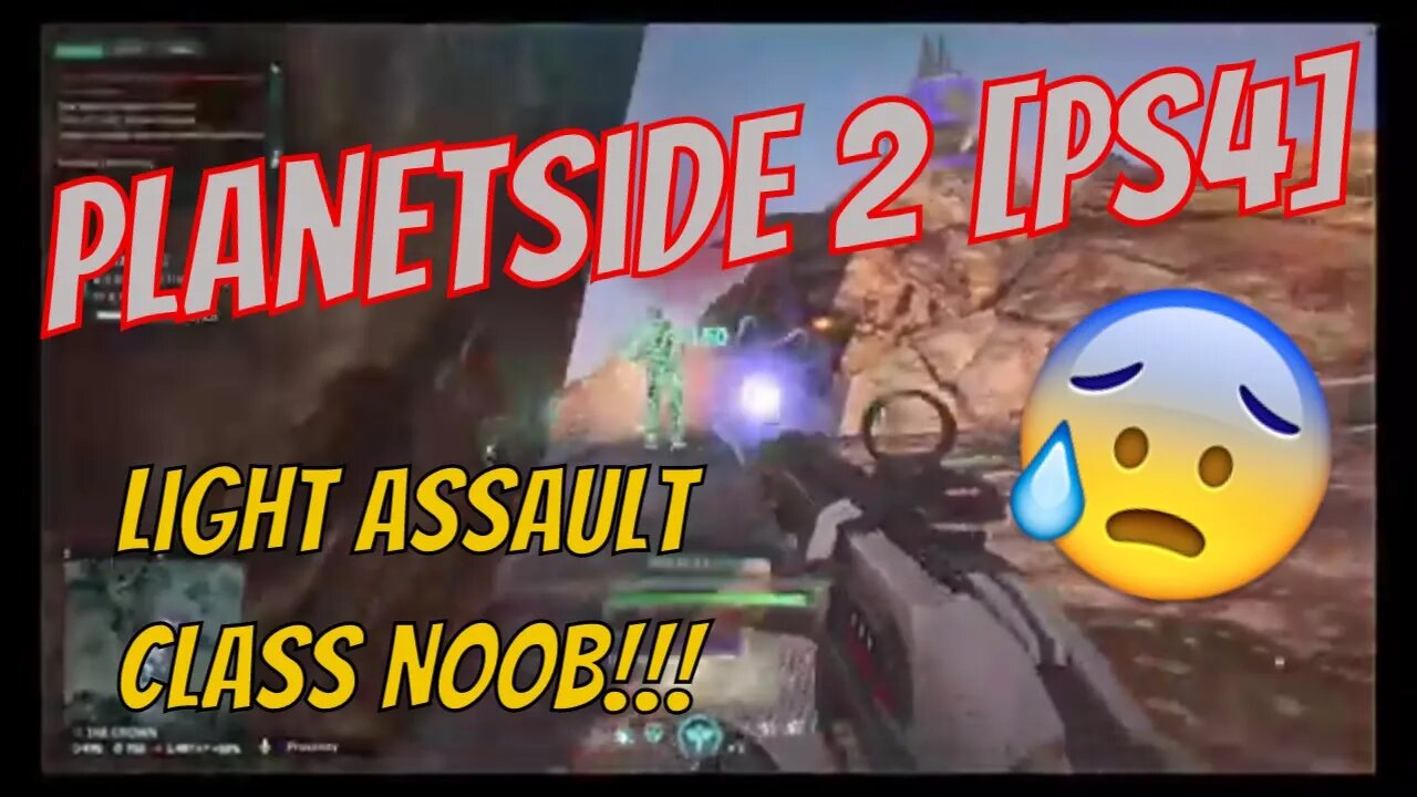 PLANETSIDE 2 - My first few hours playing the LIGHT ASSAULT Class [PS4]